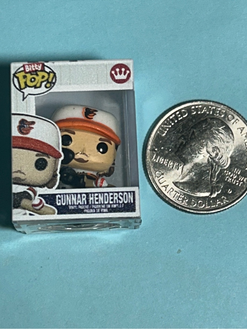Gunnar Henderson,Baltimore Orioles, MLB Bitty Bop mini figure (small 1 inch) - Picture 2 of 5